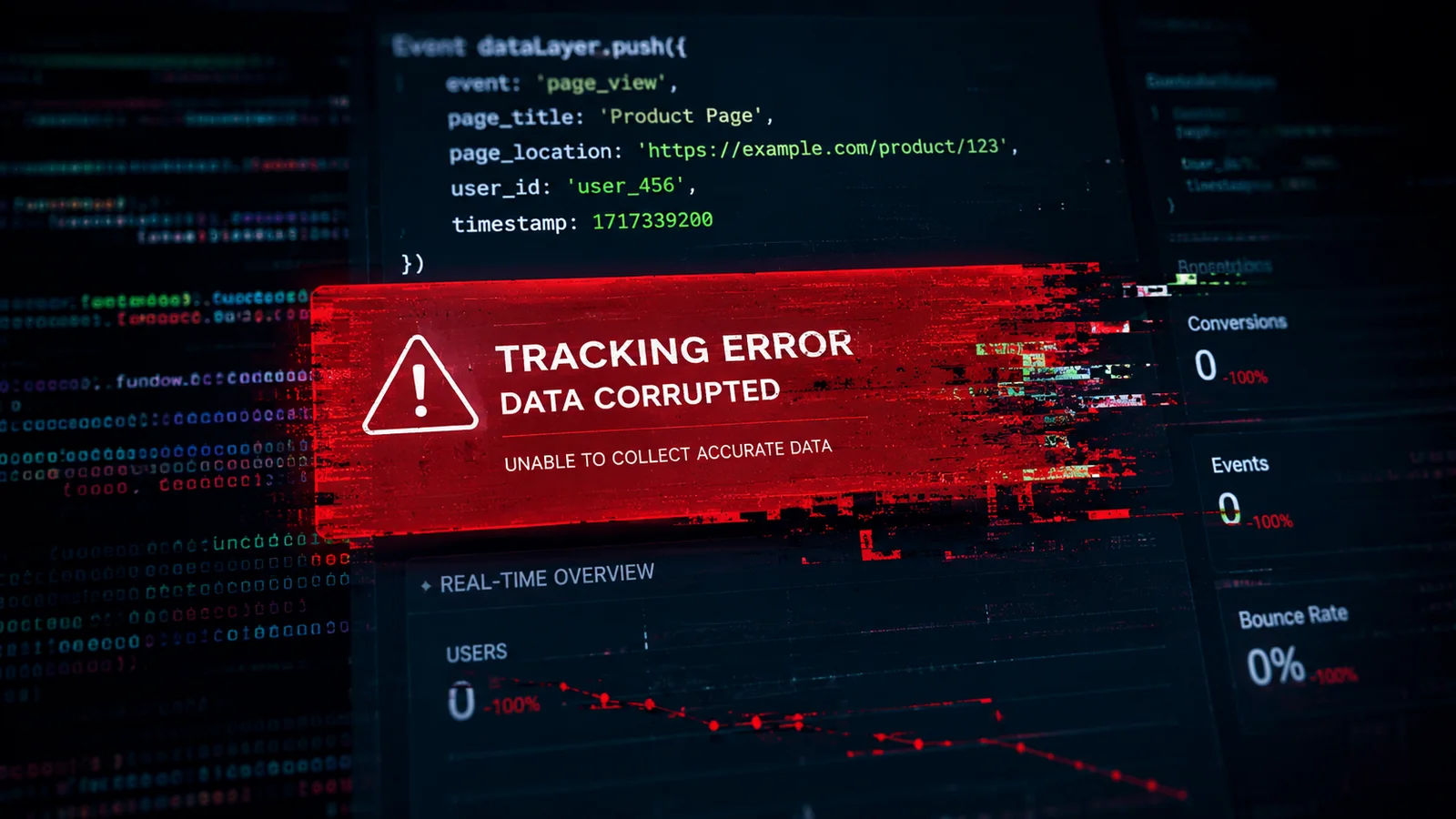 Quando o tracking está errado, toda a cadeia de performance é contaminada.